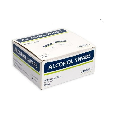 Swab Sticks Alcohol 70% & Chlorhex 0.5% MAXI Ctn250