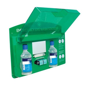 Emergency Eyewash Station Premier with Mirror - Medsales