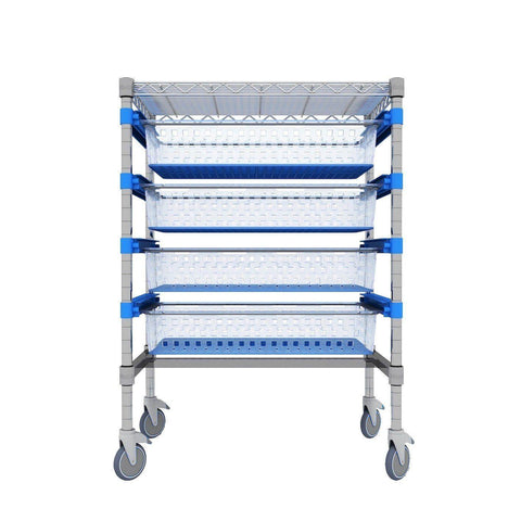 Stacker Pair for Wire Baskets