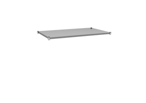Solid Top Stainless Steel Shelving Unit - 3 Shelves - Medsales
