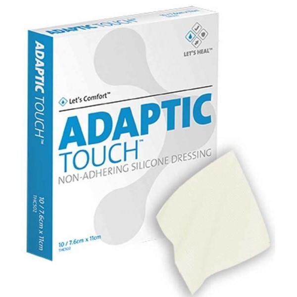 ADAPTIC TOUCH Non-Ad Silicone Dressing 7.6cmx11cm - Medsales