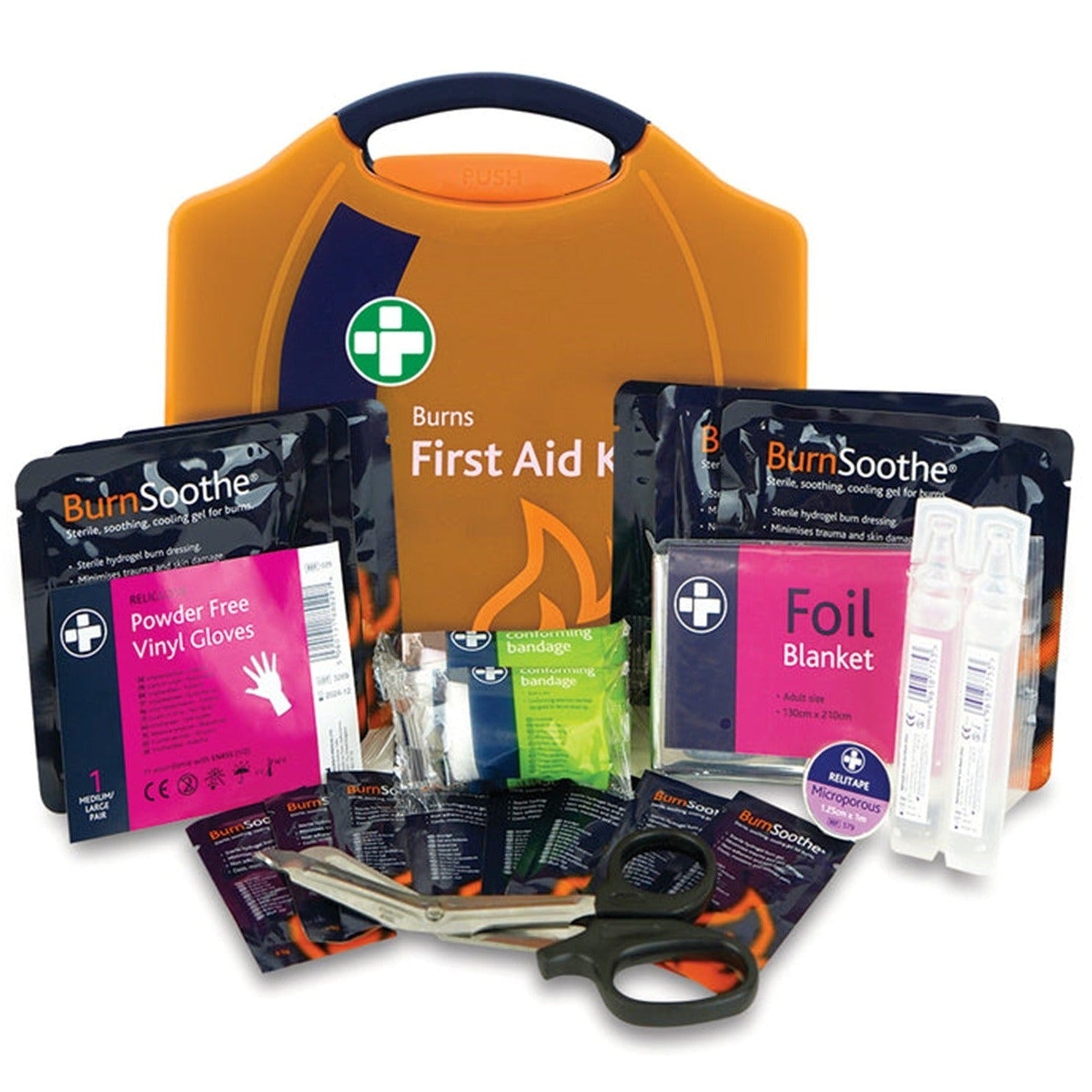 Emergency Burns Kit - Plastic Case - Medsales