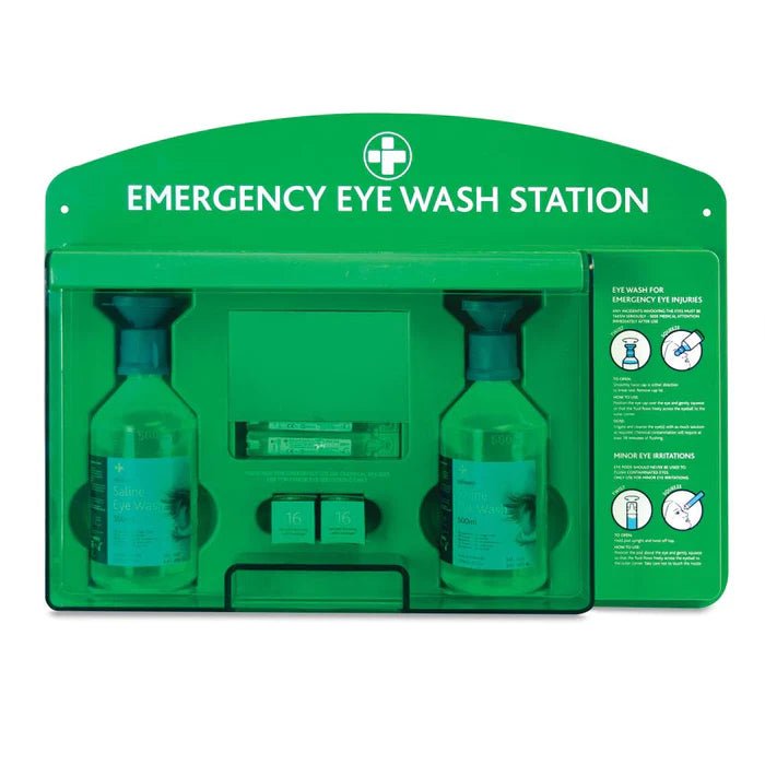 Emergency Eyewash Station Premier with Mirror - Medsales