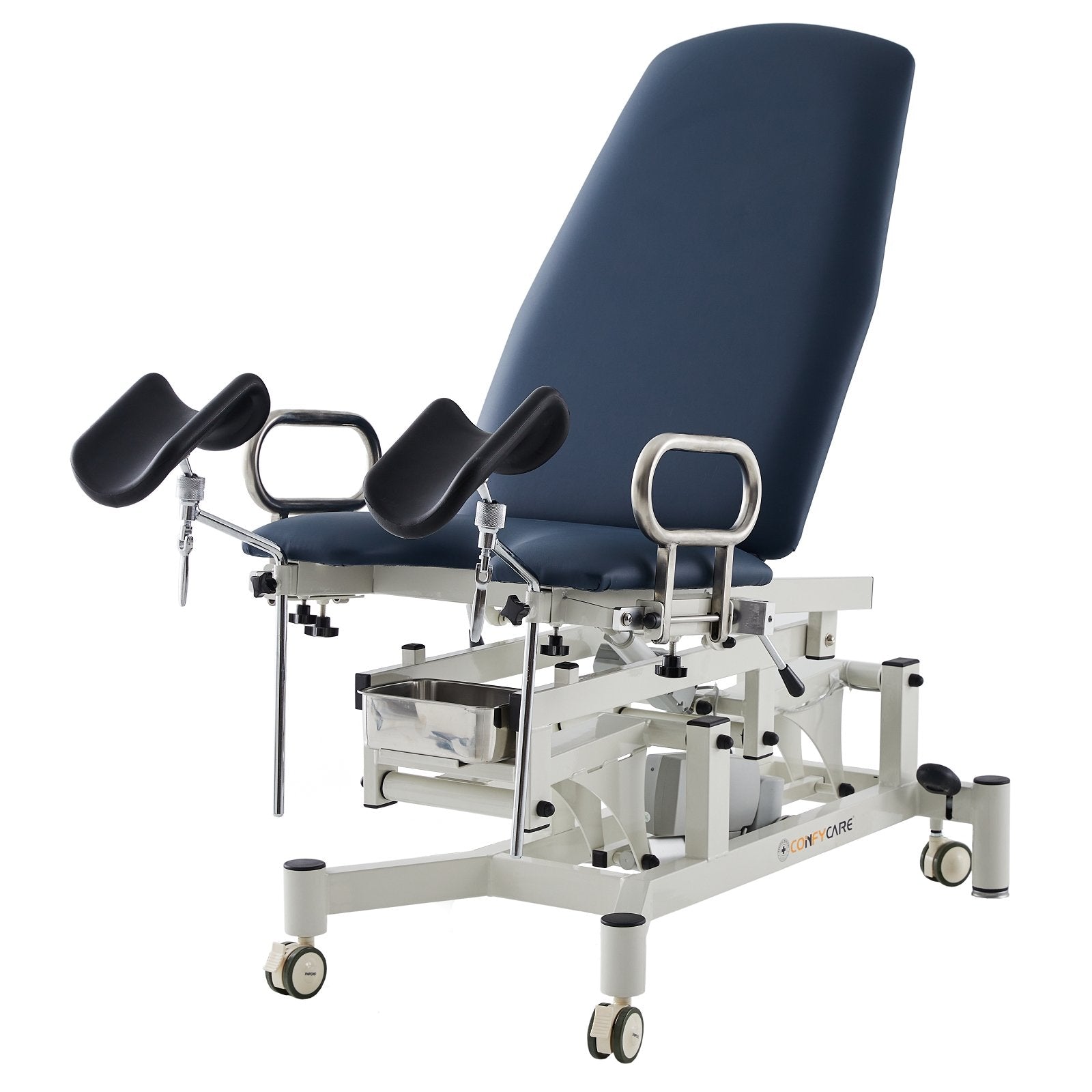 Gynae Exam Chair with Gas Lift Back - Navy Blue - Medsales