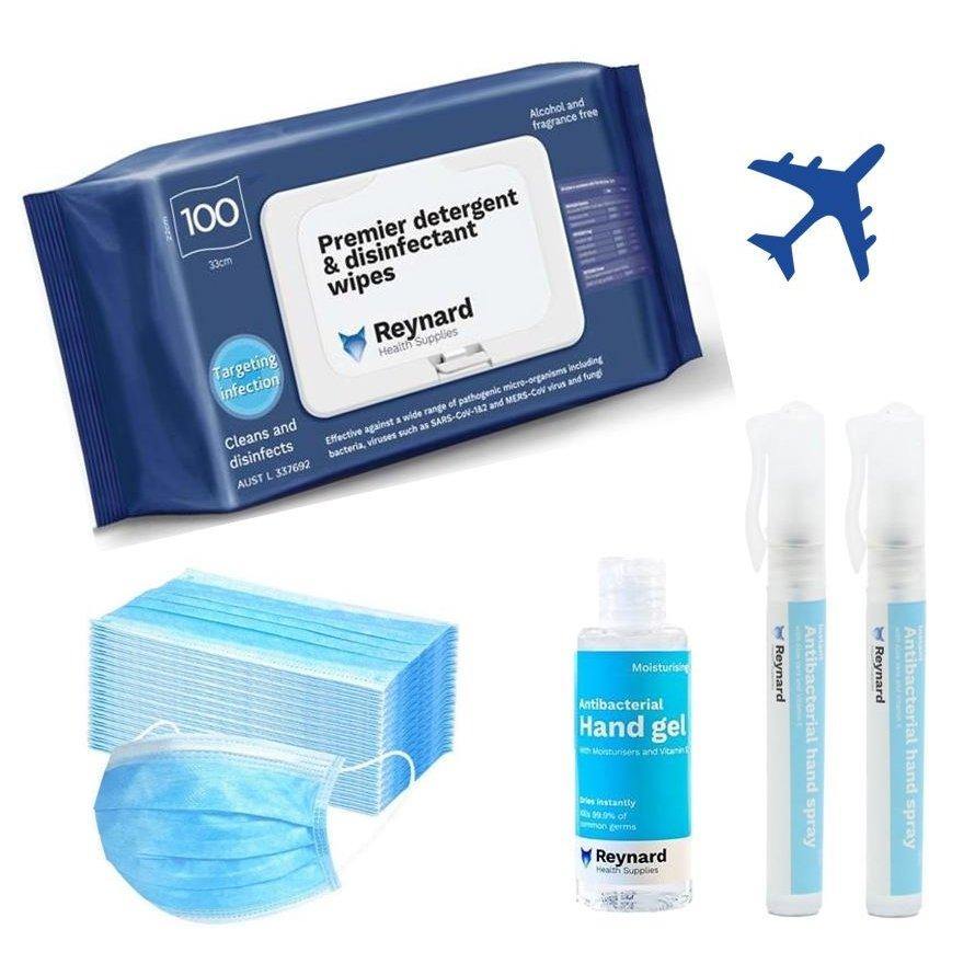 Infection Control Travel Pack w/ Wipes - Medsales