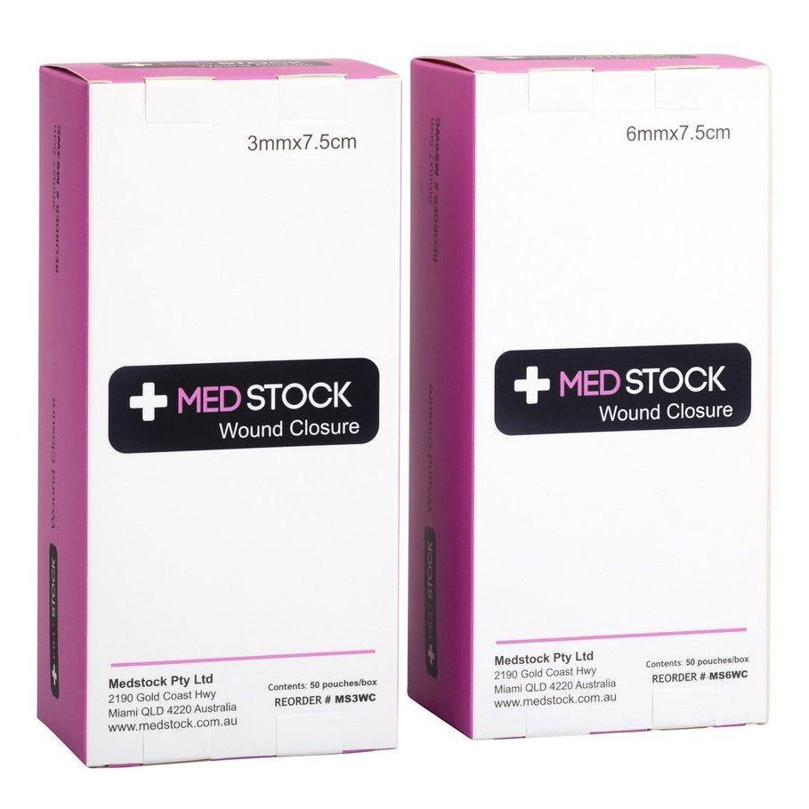Medstock Skin Closures 6x75mm - Medsales