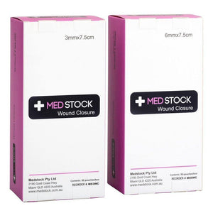 Medstock Skin Closures 6x75mm - Medsales