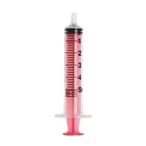 Red Plunger Syringe 5ml - Medsales