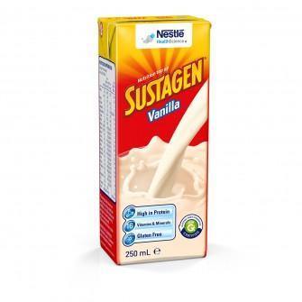 Sustagen Liquid Smooth Vanilla RTD 250ml Box 24 - Medsales