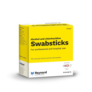 Swab Sticks Alcohol 70%/Chorhex 2% Tinted Bx50 - Medsales