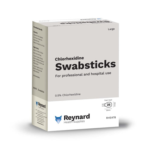 Swab Stick Maxi Alcohol 70% Chlorhexidine 2% Red Tint