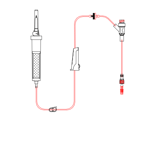 Transfusion Set Single Port Standard IV Set - Medsales