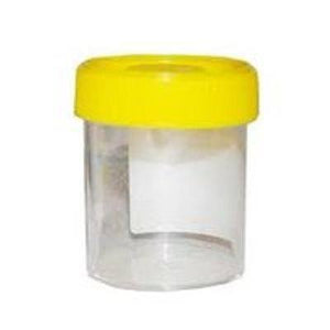 Yellow Specimen Container 70ml - Medsales